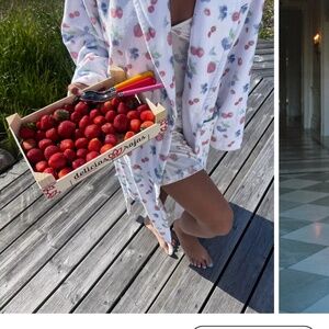 Djerf Avenue Robe in Summer Berries-NWOT